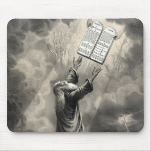 Moses Receives the Law mousepad
