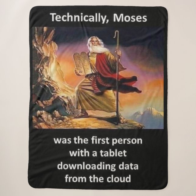 MOSES SHERPA BLANKET (Front)