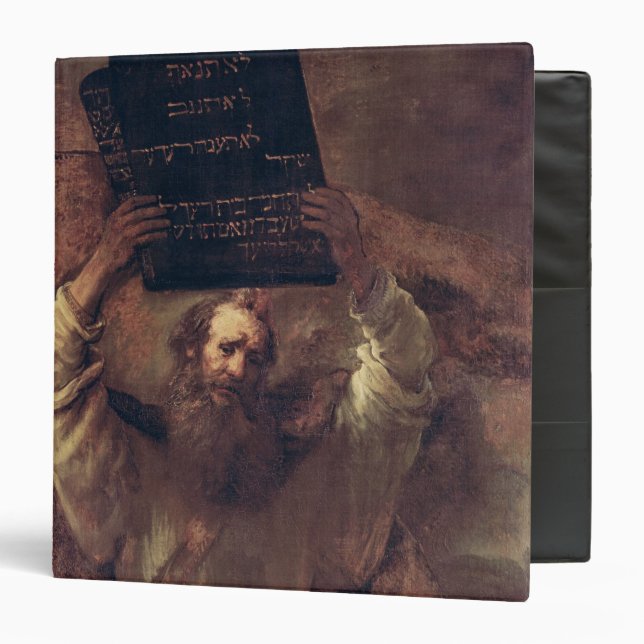 Moses Smashing the Tablets of the Law, 1659 Binder (Front/Inside)