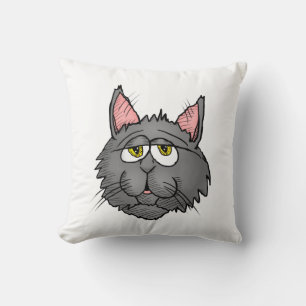 Moses the Qat Throw Pillow