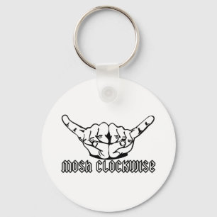 Mosh Clockwise Keychain
