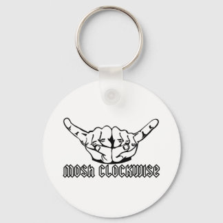 Mosh Clockwise Keychain