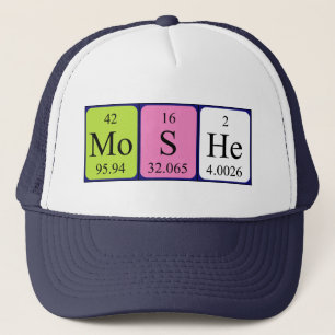 Moshe periodic table name hat