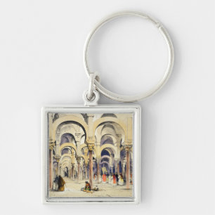 Mosque at Cordoba, from 'Sketches of Spain', engra Keychain