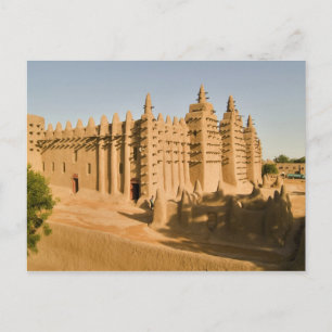 Mosque at Djenne, a classic example of Postcard