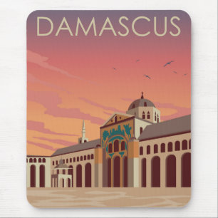 Mosque Damascus Mouse Pad