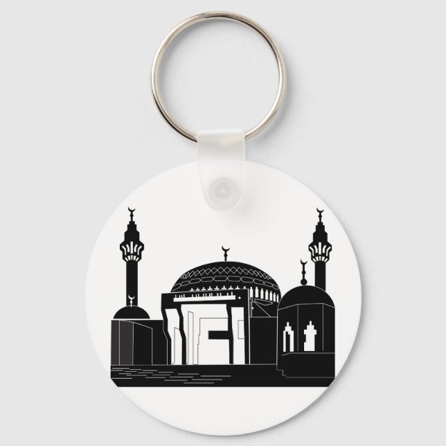 Mosque Keychain (Front)