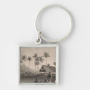 Mosque, Sooloo, Philippines Keychain