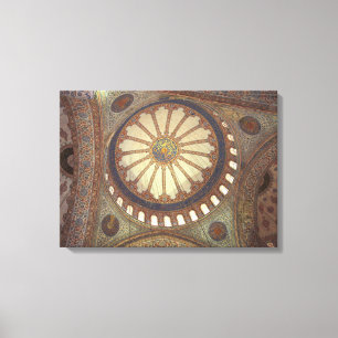 Mosquée Bleue Intérieur Istanbul, Turquie Toile
