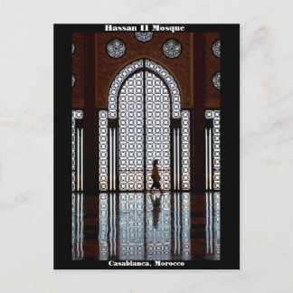Mosquée de Hassan II carte postale à Casablanca,