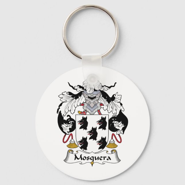 Mosquera Family Crest Keychain (Front)