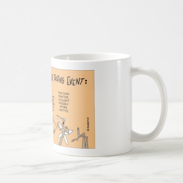 Mosquito blood testing event coffee mug (Right)
