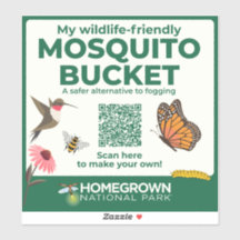 Mosquito Bucket Challenge Sticker from HNP