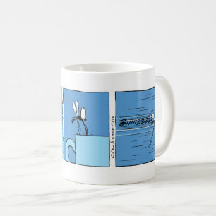 Mosquito Coffee Joke Cartoon Mug