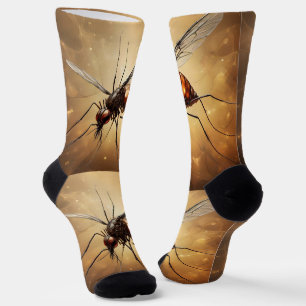 Mosquito Fractal Art,  Socks