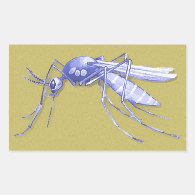 Mosquito Pop Art Sticker (Front)