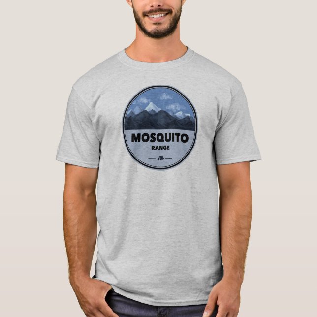 Mosquito Range Colorado Camping T-Shirt (Front)
