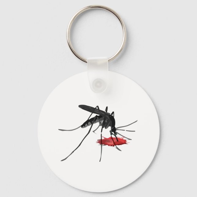 Mosquito Suck Keychain (Front)