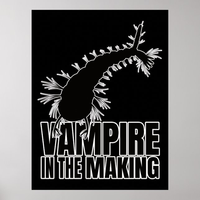 Mosquitos Mosquito Larvae – Entomology Geek Poster (Front)