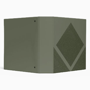Moss Classeur vert avec impression diamant moderne