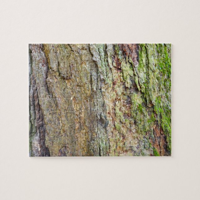 Moss-Covered Tree Bark Jigsaw Puzzle (Horizontal)