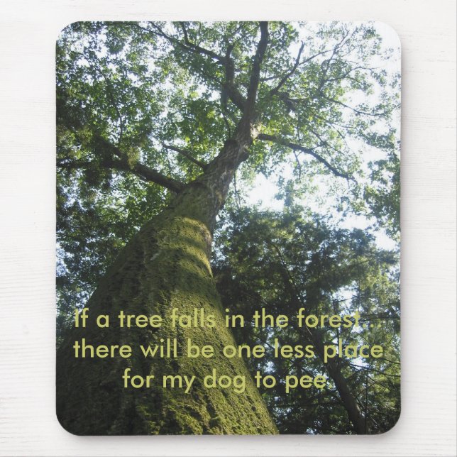 Moss-covered Tree Mousepad (Front)