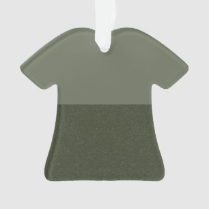 Moss Duo-Tone T-Shirt Ornament – Customizable