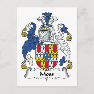 Moss Family Crest Postcard
