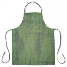 Moss Green Abstract Unisex Apron by Detailsavvy