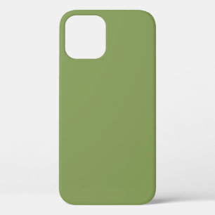 Moss Green Accent Background Colour Customize this iPhone 12 Case