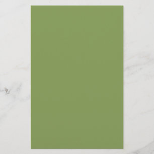Moss Green Accent Background Colour Customize this Stationery