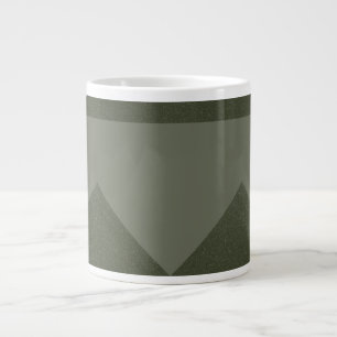 Moss Green Arrow Pattern Mug