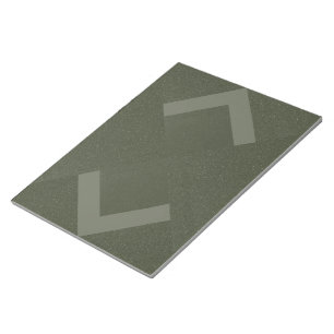 Moss Green Arrows Geometric Notepad – Customizable