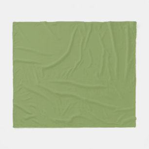 Moss Green Background Colour Decor Customize this Fleece Blanket