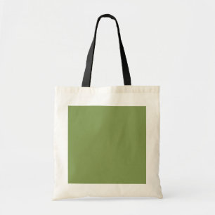 Moss Green Background Solid Colour Customize this Tote Bag