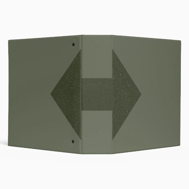Moss Green Binder with Directional Arrow Design (Background)