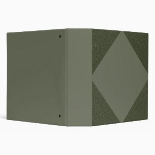 Moss Green Binder with Solid Diamond Centre