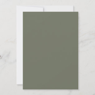Moss Green Blank Invitation Template
