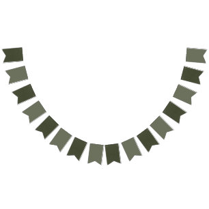 Moss Green Bunting Banner – Customizable