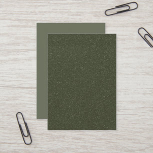 Moss Green Carte de visite texturé