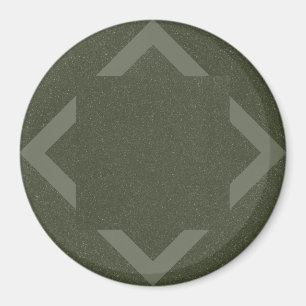 Moss Green Chevron Magnet Design