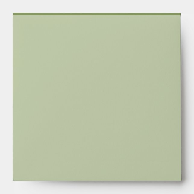 Moss Green Colour Customize this Envelopes (Front)