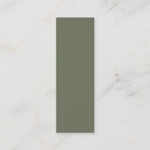 Moss Green Custom Minimalist Card Design