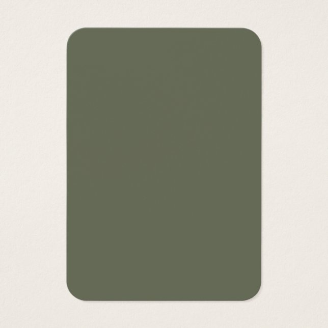 Moss Green Custom Profile Card (Front)