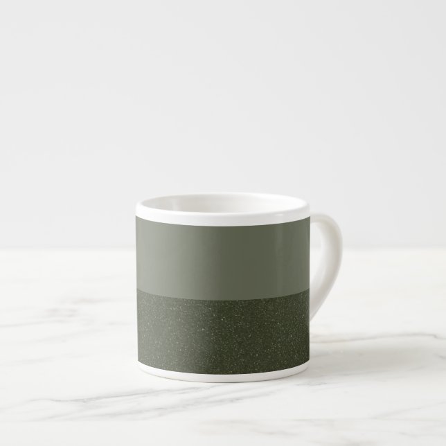 Moss Green Designer Specialty Mug – Customizable (Front Right)