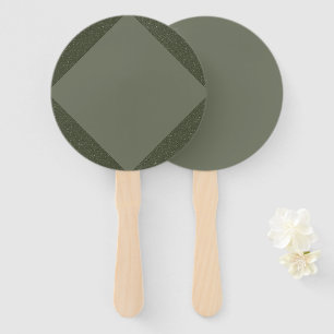 Moss Green Diagonal Fans – Bulk Custom Event Set