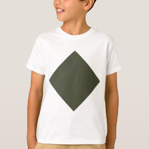 Moss Green Diamond Kids T-Shirt