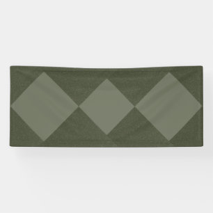 Moss Green Diamond Pattern Event Banner