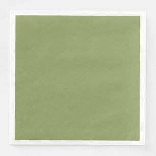 Moss Green Dinner Paper Napkin