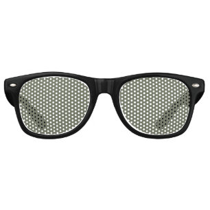 Moss Green Dot Party Sunglasses – Customizable